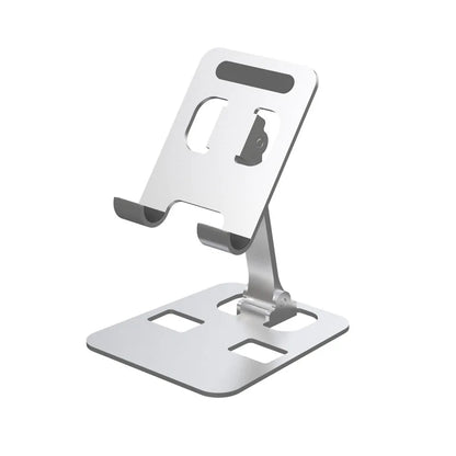 All Aluminum Alloy Foldable Desk Phone Holder Mount Stand for Mobile Phone Holder for Tablet Desktop Metal Holder